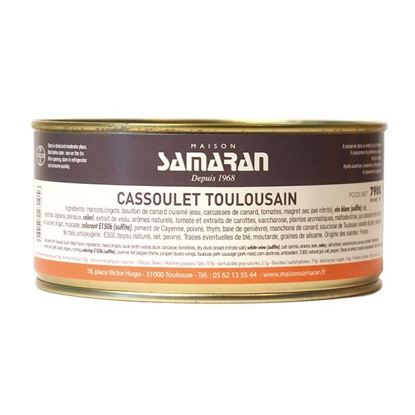 Cassoulet Toulousain 3.2 kg - Maison Samaran
