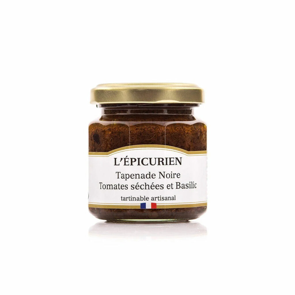 00110 - Tapenade noire, tomates séchées et basilic, L'épicurien