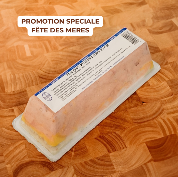 Foie gras de canard entier mi-cuit 1kg