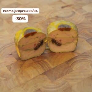 Spécialité de foie gras de canard mi-cuit aux figues