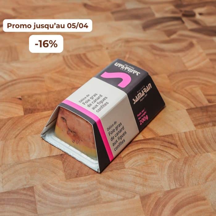 Spécialité de foie gras de canard aux figues 200g