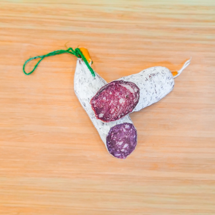 Saucisson sec tranché