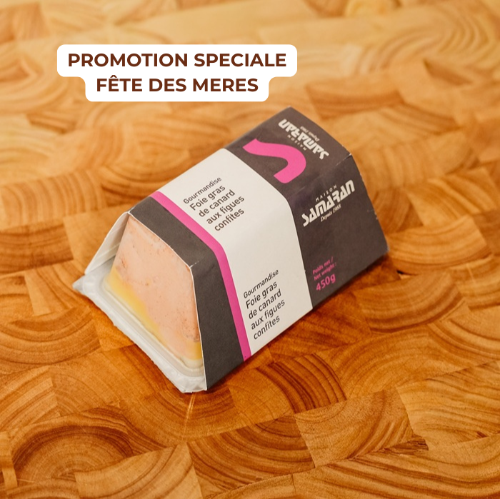 Spécialité de foie gras de canard aux figues 450g
