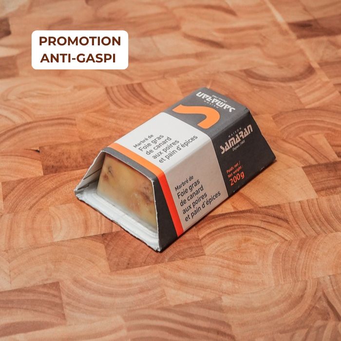 Spécialité de foie gras de canard aux poires et pain d'épices 200g