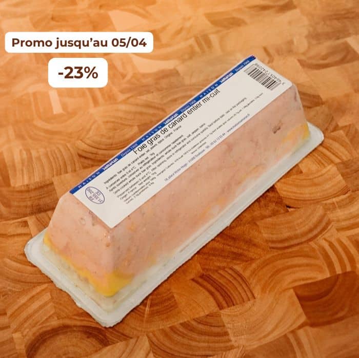 Foie gras de canard entier mi-cuit 1kg