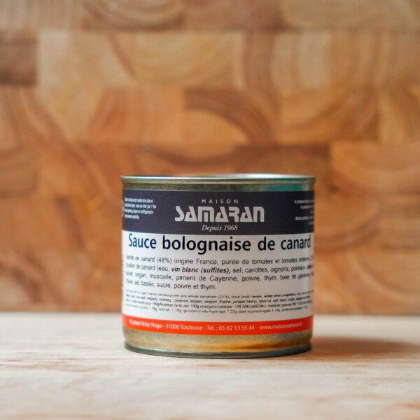 Sauce bolognaise de canard du sud-ouest