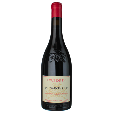 Vin rouge le pic saint loup