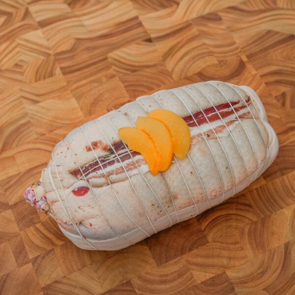 Canette farci au foie gras