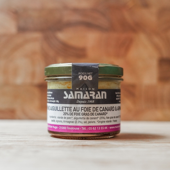 Terrine d'aiguillette au foie de canard & armagnac - 90gr