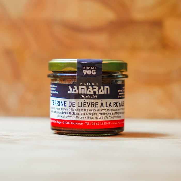 Terrine de lièvre à la royale - 90gr