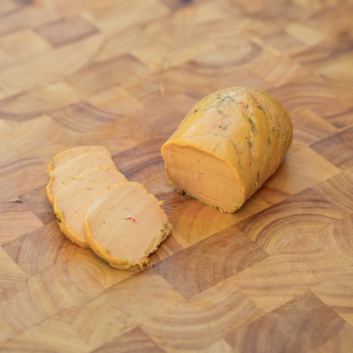 Foie gras de canard au sel et poivre