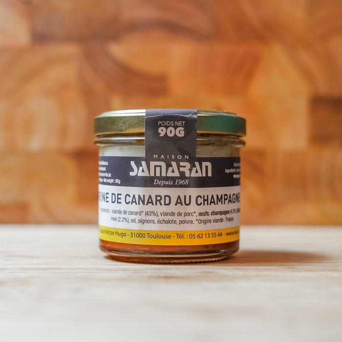 Terrine de canard champagne & miel - 90g