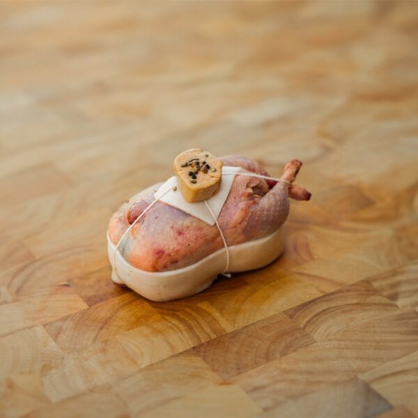 Caille farcie au foie gras
