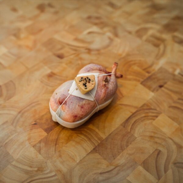Caille farcie au foie gras