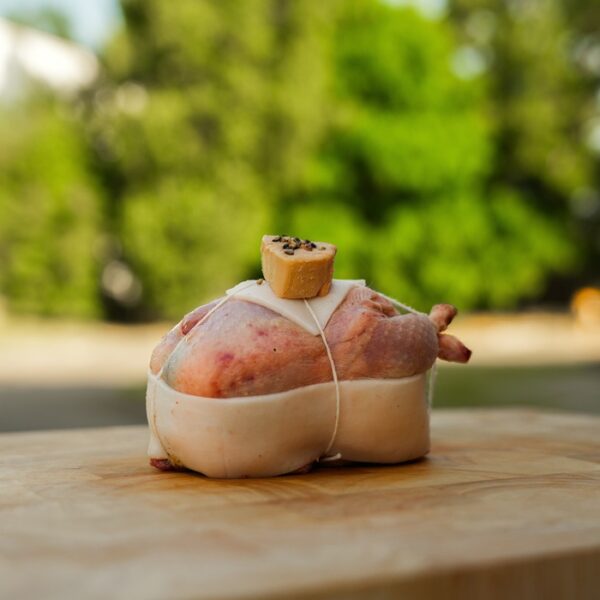 Caille farcie au foie gras
