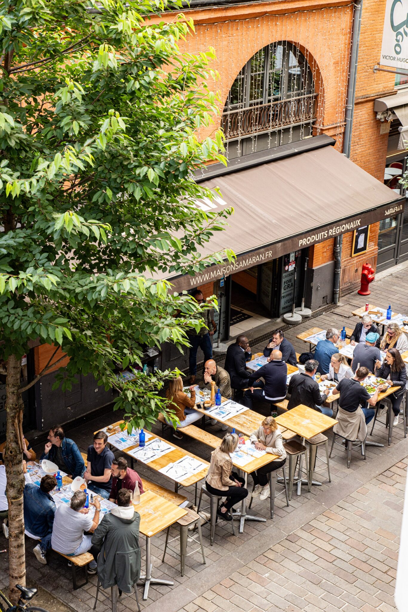 Terrasse de la Maison Samaran à Victor Hugo