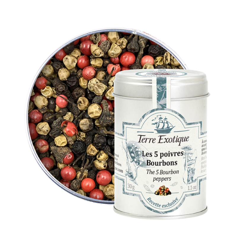 Les 5 poivres Bourbon