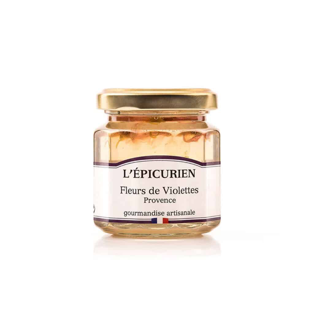 Confiture de fleurs de violette, L'épicurien