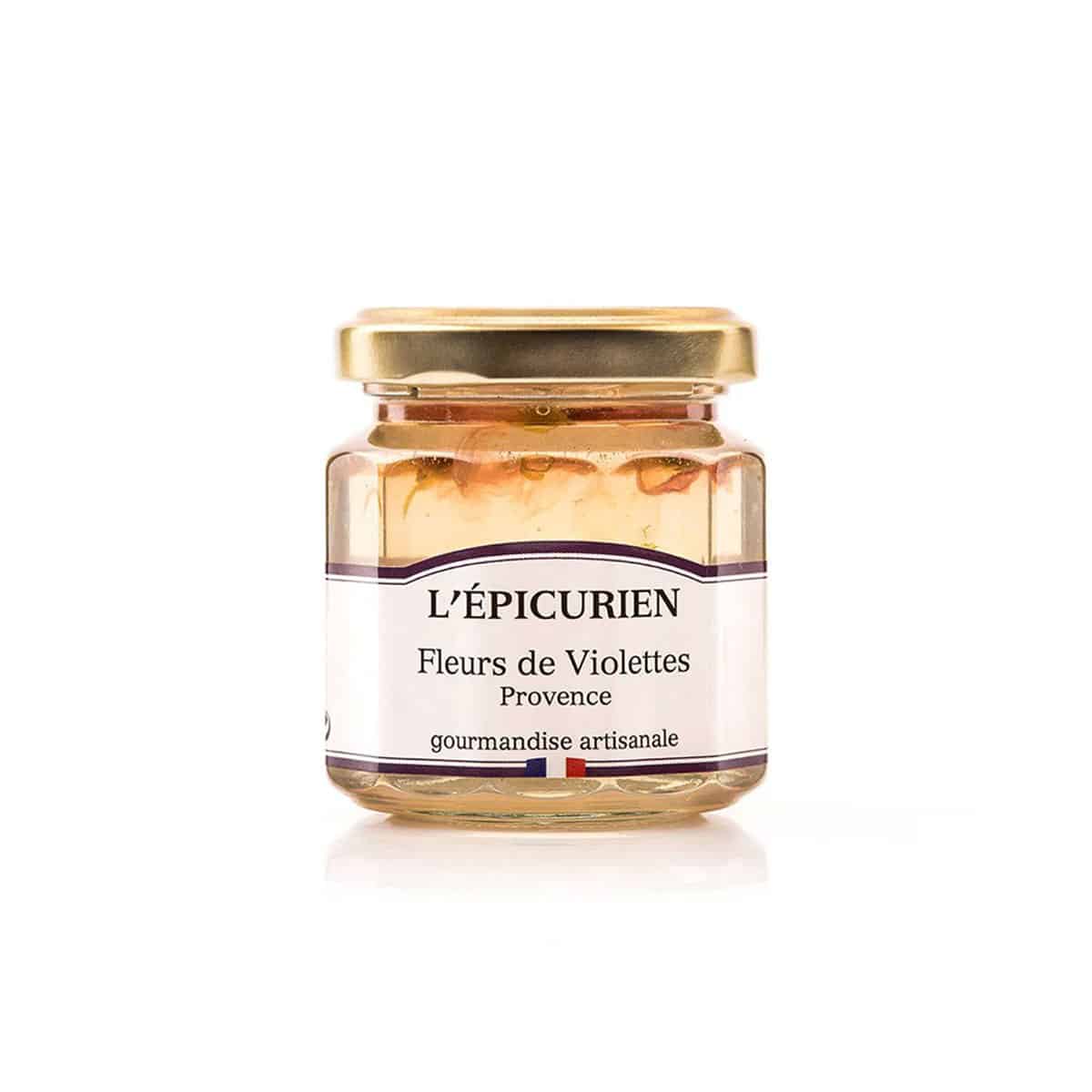 Confiture de fleurs de violette, L'épicurien