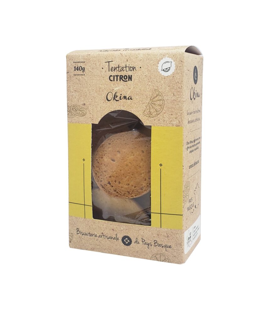 Biscuits Tentation Citron, Okina