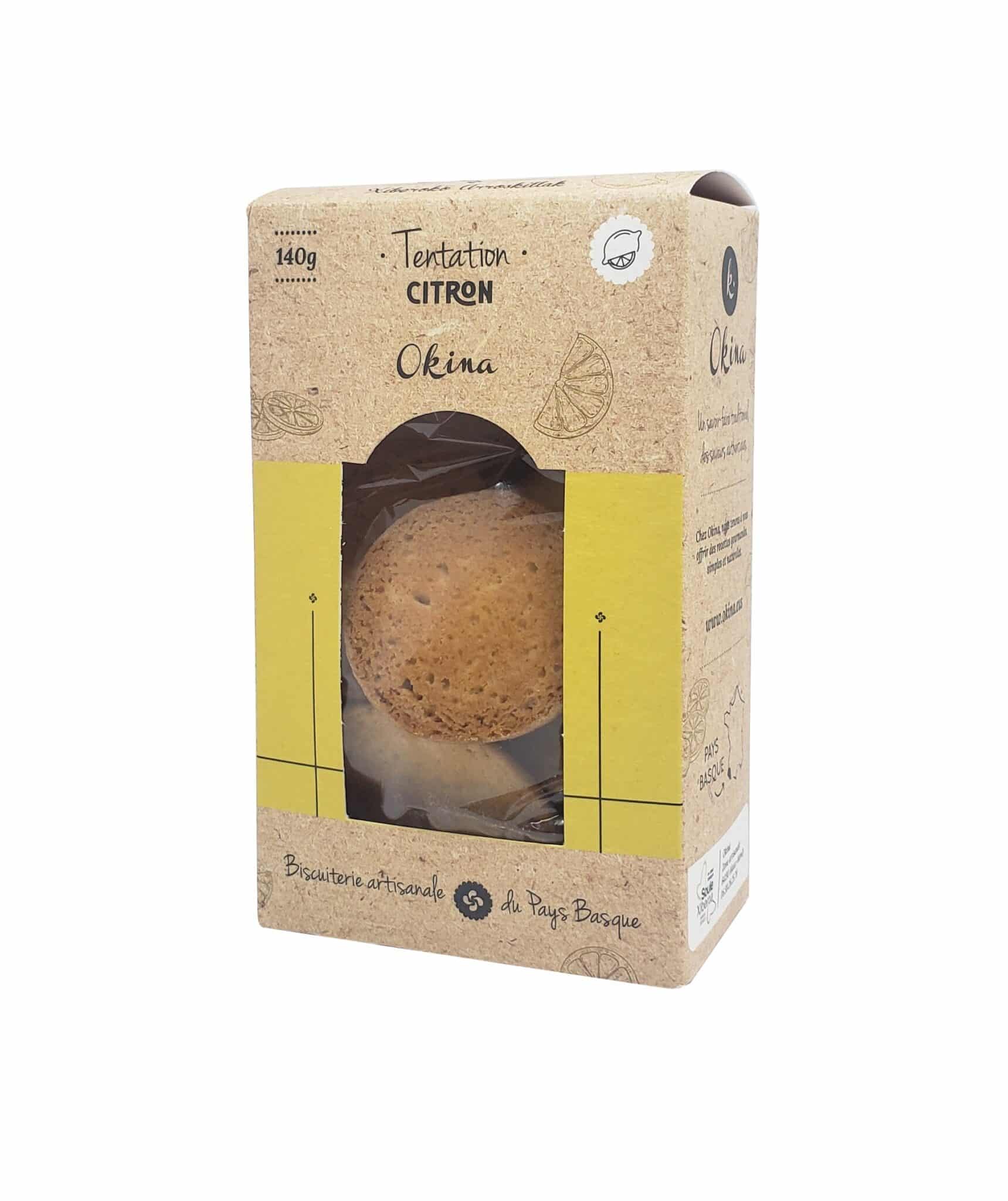 Biscuits Tentation Citron, Okina