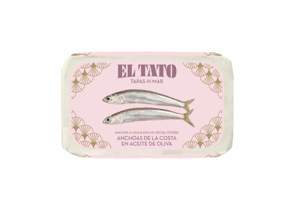 Anchois de pêche côtière à l'huile d'olive
