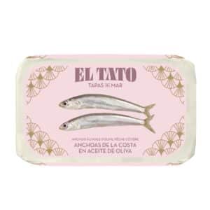 Anchois de pêche côtière à l'huile d'olive