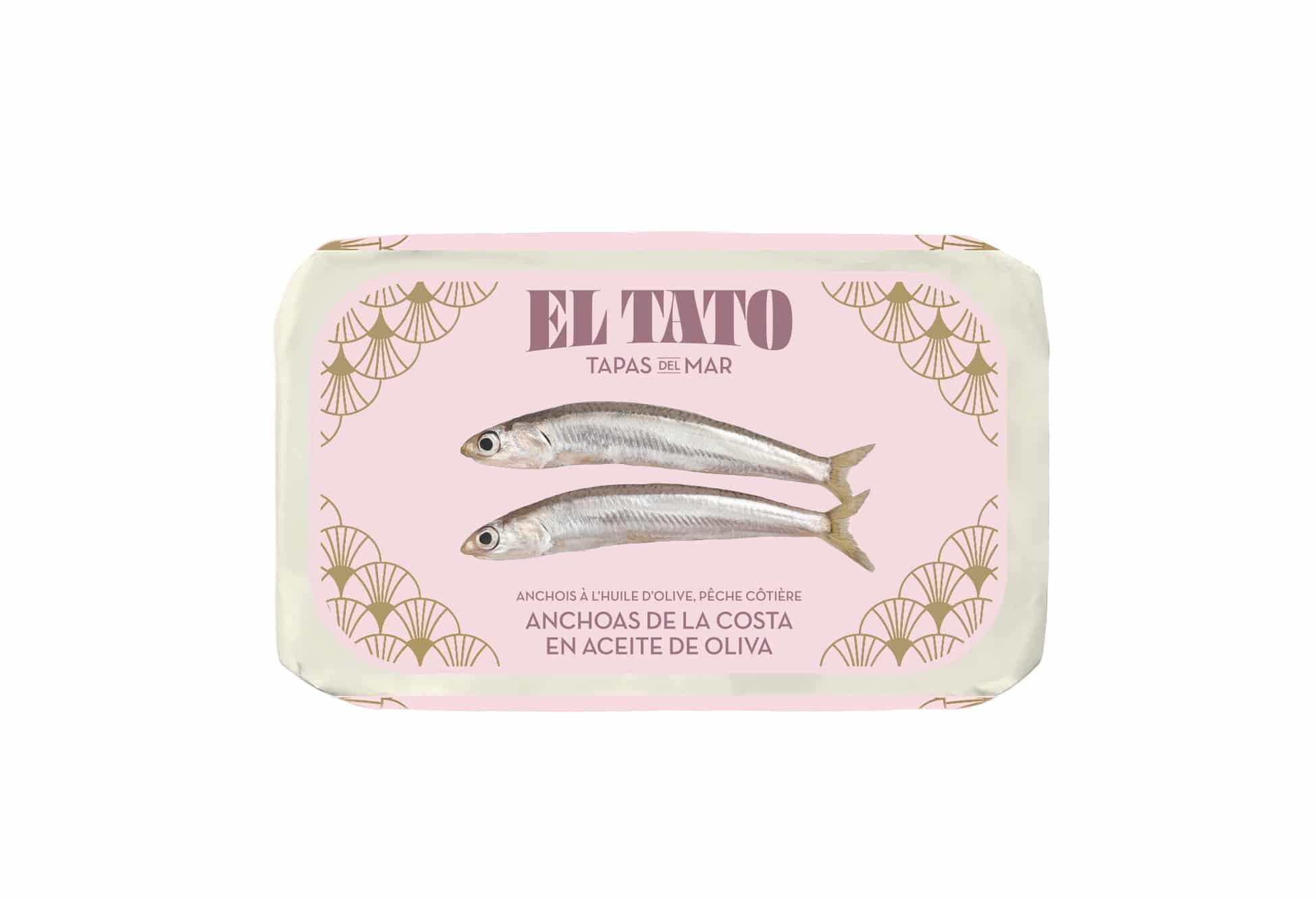 Anchois de pêche côtière à l'huile d'olive