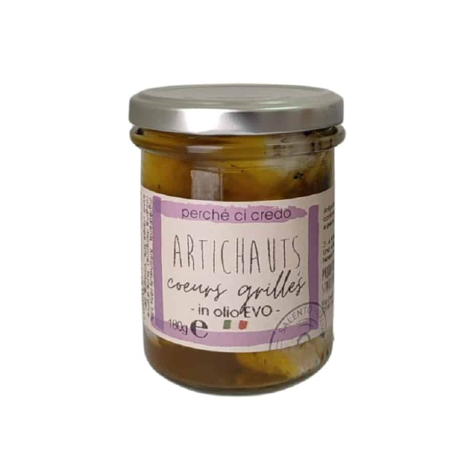 Cœurs d'artichauts grillés, Perche Ci Credo