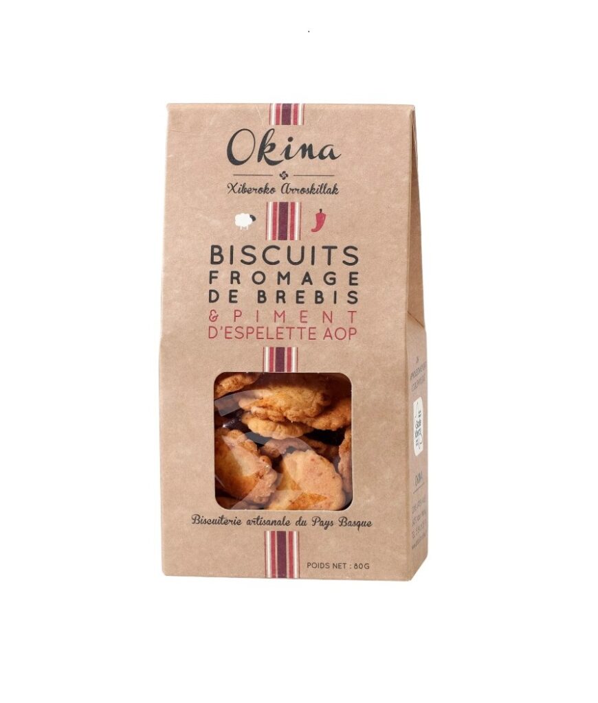 Biscuits au fromage de brebis et piment d’Espelette