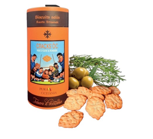 Biscuits Crack's Oc à l'huile d'olive et romarin
