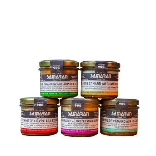 Assortiment de terrines 90gr