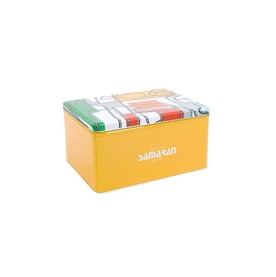 Boîte coffret cadeau, couleur jaune