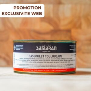 Cassoulet au confit de canard en boite fer - 790g