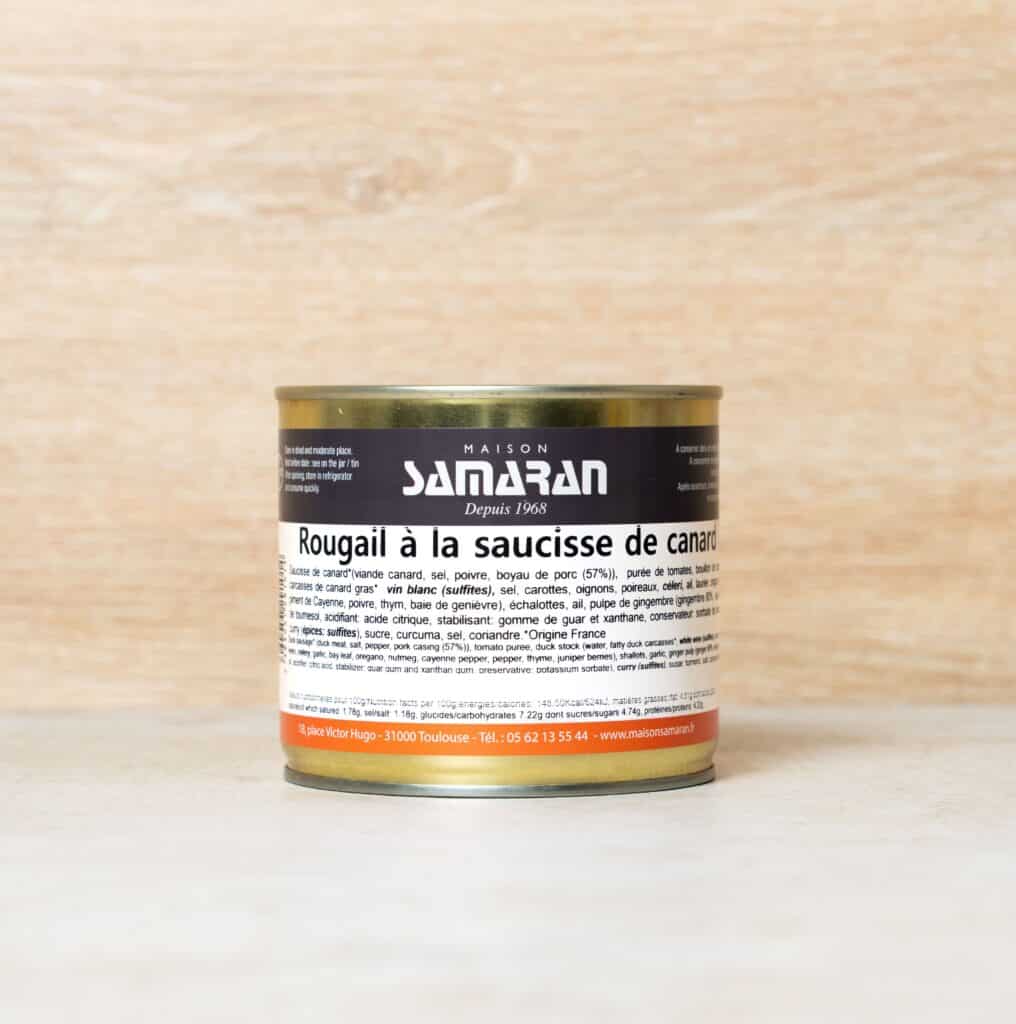 Rougail a la saucisse de canard
