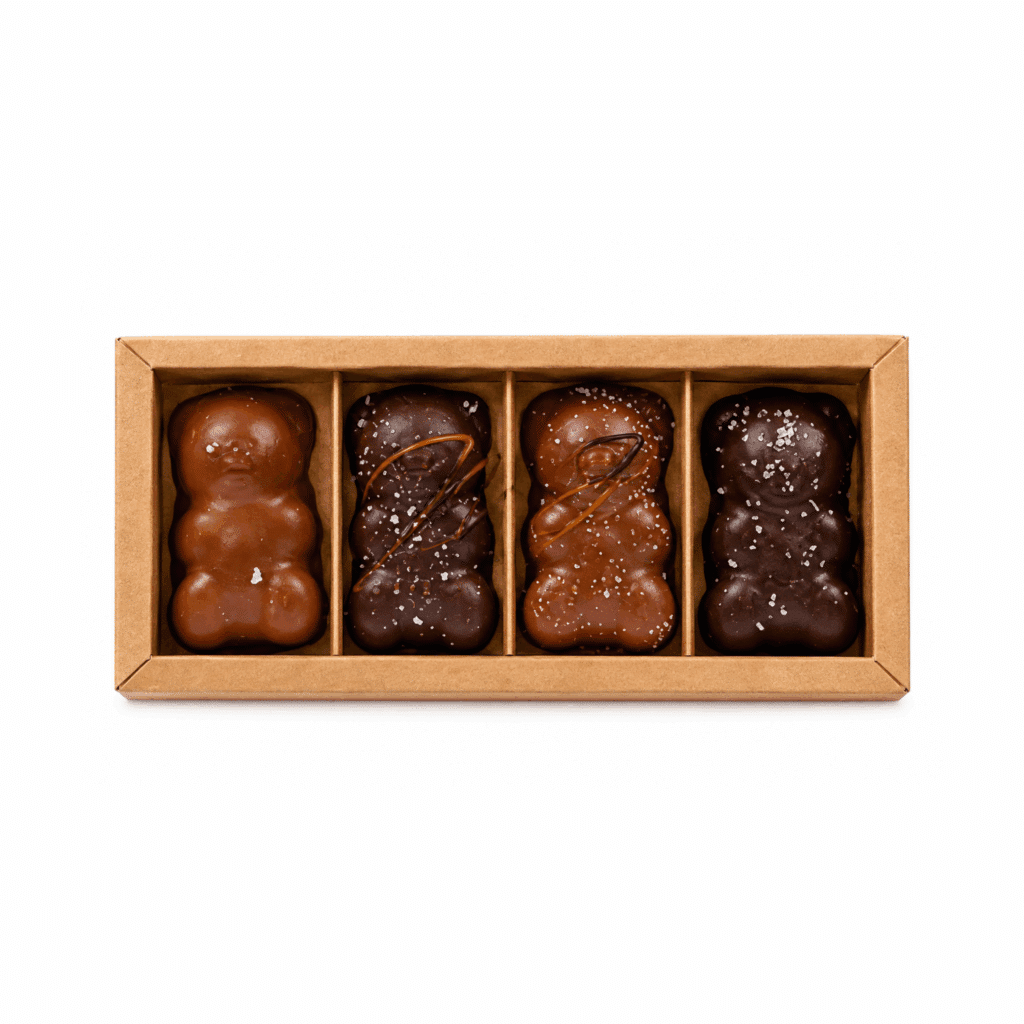 Oursons en guimauve chocolat