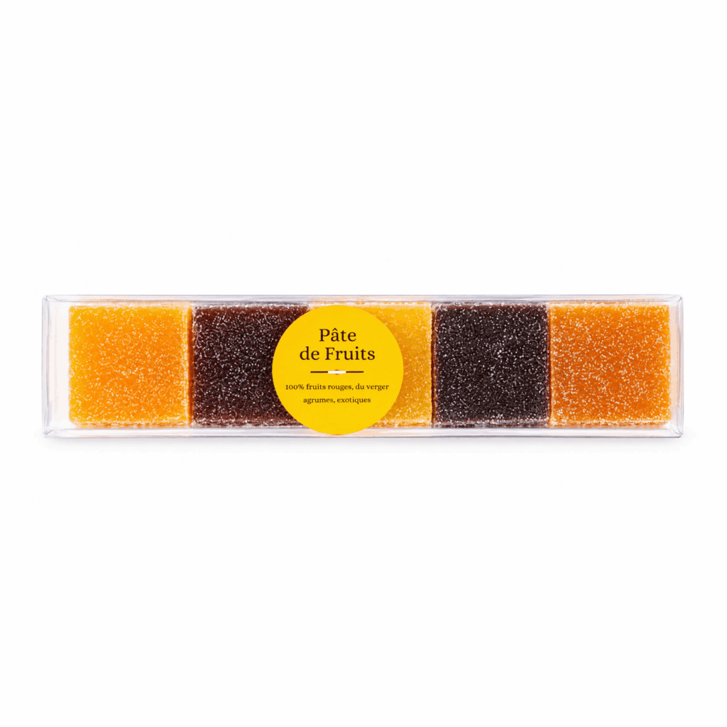 assortiment de pate de fruit